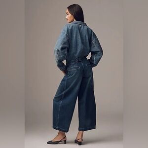 NWOT PILCRO Curve High-Rise Tapered Barrel Jeans $148 MSRP